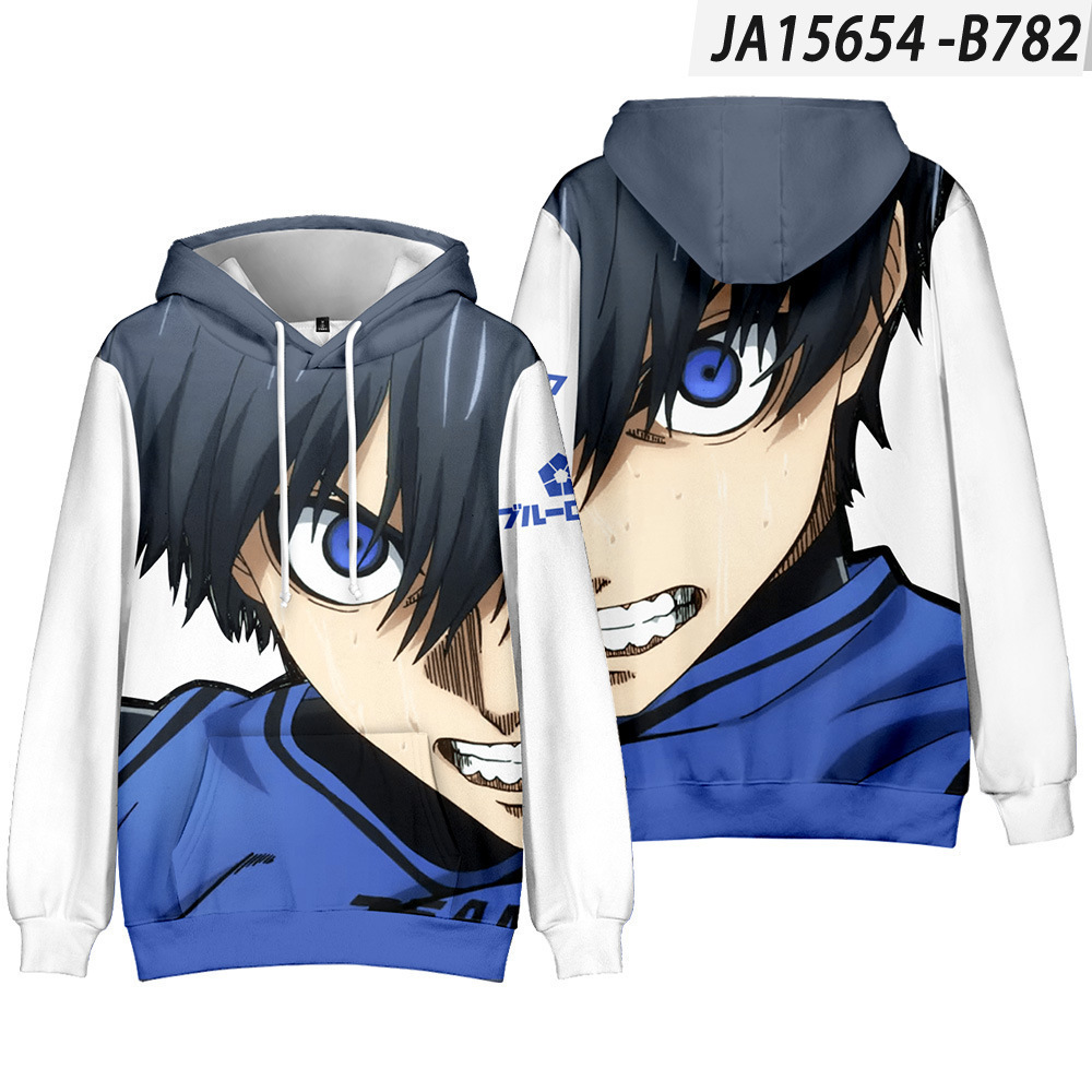 Anime Merchandise Hoodie - 2026 New Anime BLUE LOCK Merchandise